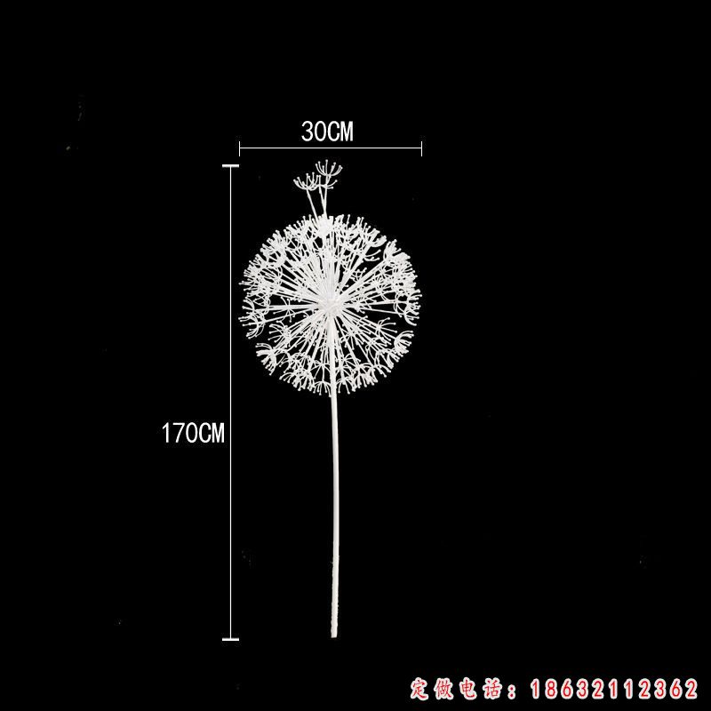 不锈钢蒲公英雕塑 (44)